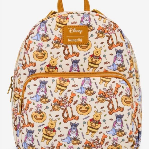 Disney x Loungefly Winnie the Pooh Cream Backpack - Picture 2 of 3